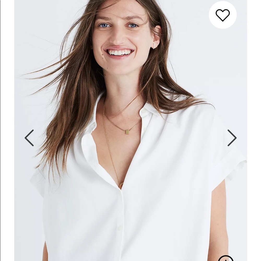 Madewell central drapey shirt